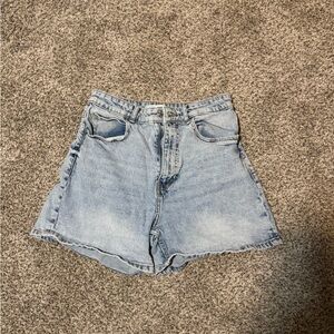 Zara Light Blue Jean Shorts